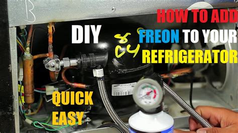 How to Add Freon to Your Refrigerator Compressor。